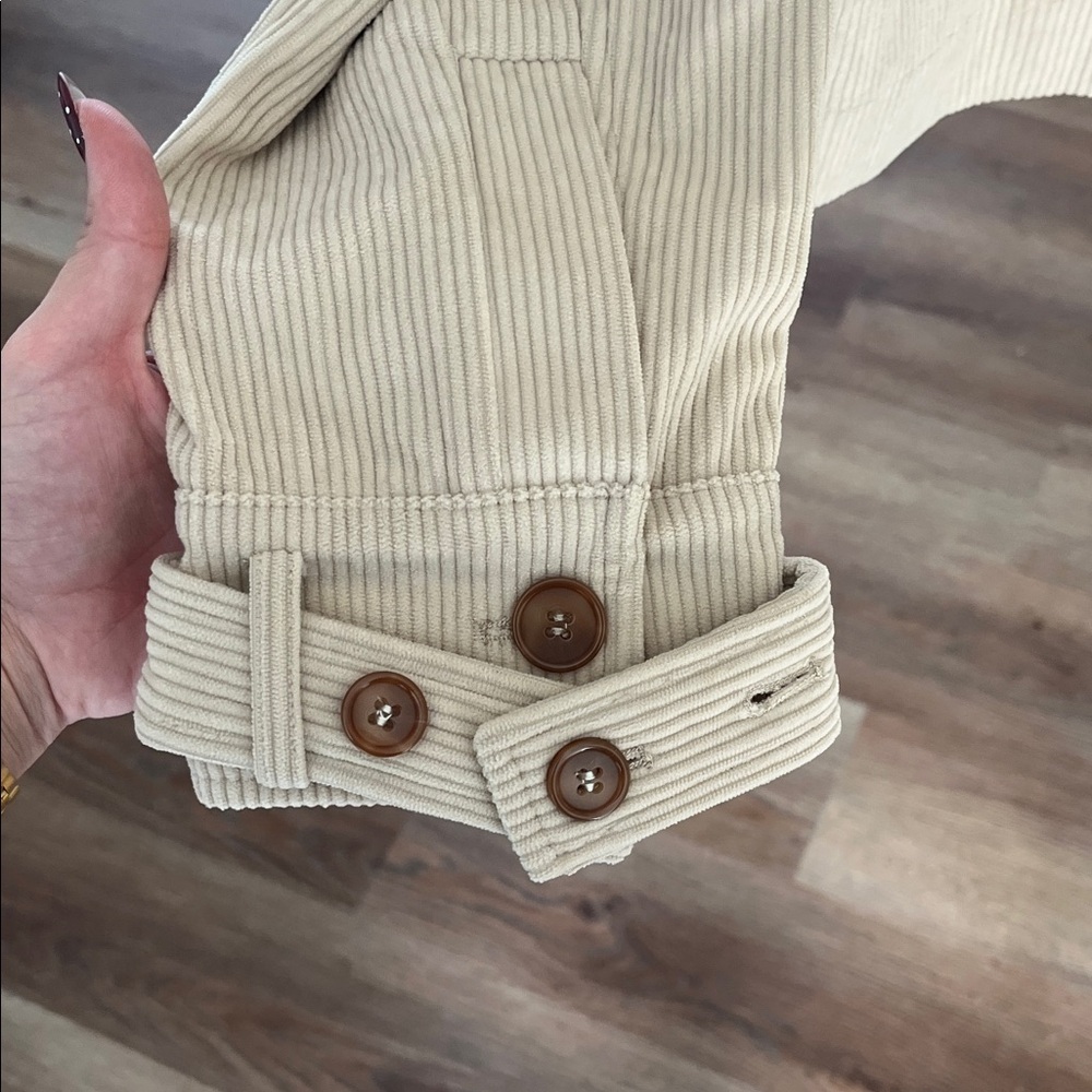 Avec Les Filles Light Beige Utility Jacket - Picture 5 of 6
